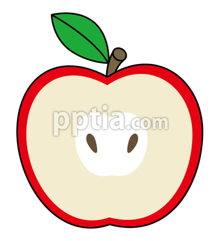반쪽사과 이미지 미리보기