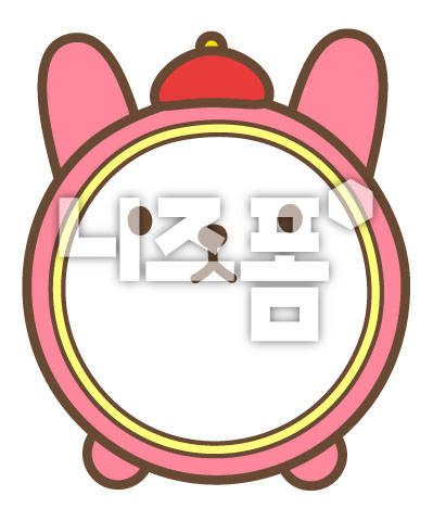 핑크토끼알람시계 이미지 미리보기