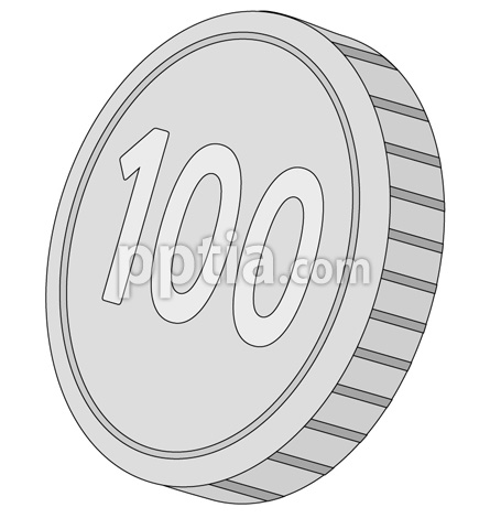 100원 동전 이미지 미리보기