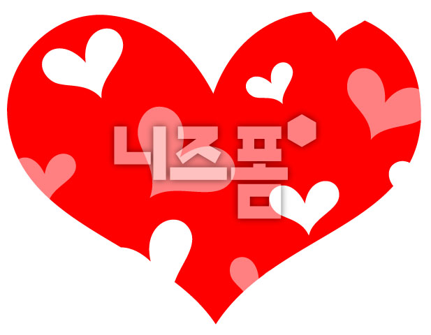 하트패턴빨간하트 이미지 미리보기