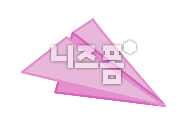 분홍색종이비행기 이미지 미리보기