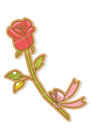 장미꽃 한송이 이미지 미리보기
