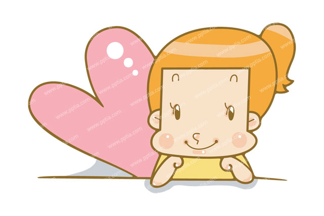 하트와 여성 이미지 미리보기