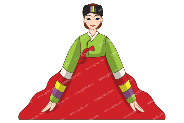 한복입은 여성 이미지 미리보기