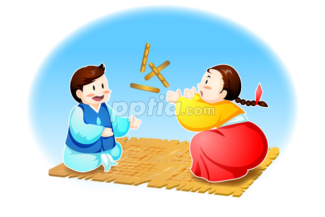 윷놀이하는 사람 이미지 미리보기