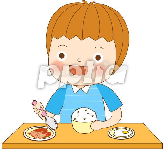 밥 먹는 아이 이미지 미리보기