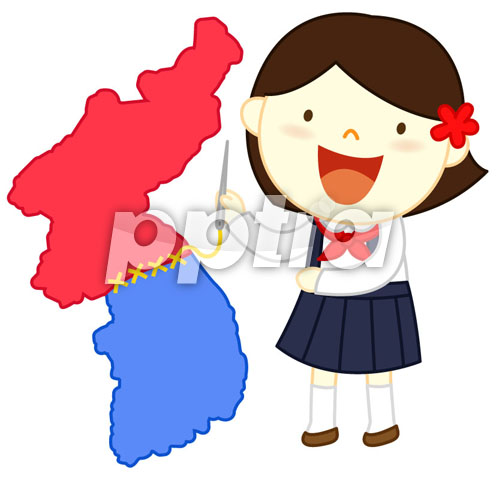 대한민국지도와 북한아이 이미지 미리보기