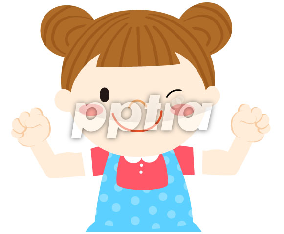 튼튼한 여자아이 이미지 미리보기
