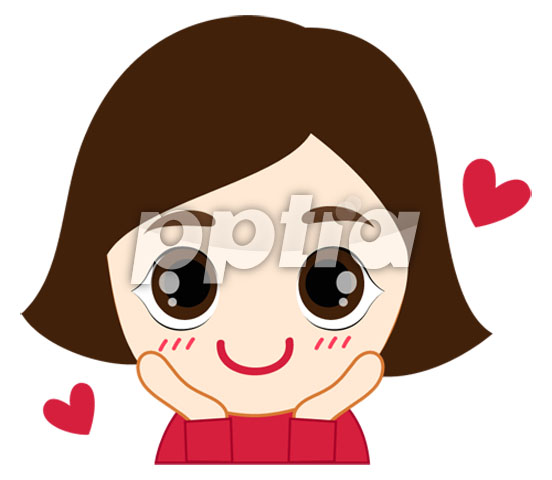부끄러워하는 여자아이 이미지 미리보기