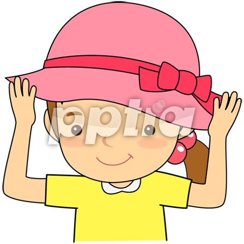 모자쓴여자아이 이미지 미리보기
