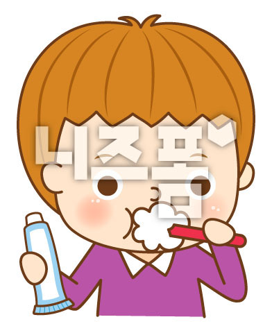 양치질하는남자아이 이미지 미리보기