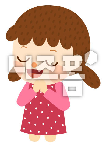 기도하는여자아이 이미지 미리보기