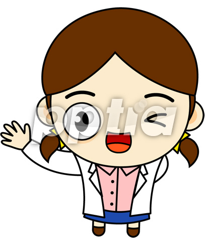 실험복입은여자아이 이미지 미리보기