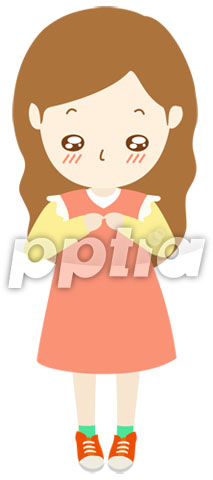 부끄러워하는 여자 이미지 미리보기