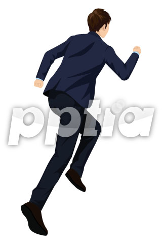 달려가는비즈니스맨 이미지 미리보기