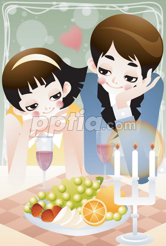 와인 마시는 커플 이미지 미리보기