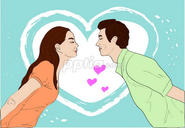 입맞춤할려는 커플 이미지 미리보기