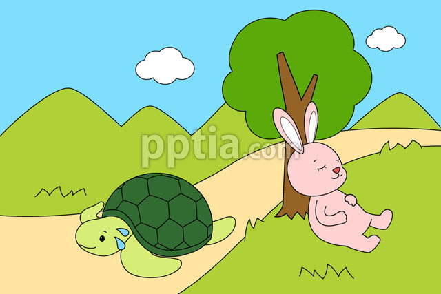 토끼와거북이 이미지 미리보기