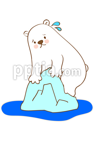 빙하위의북극곰 이미지 미리보기