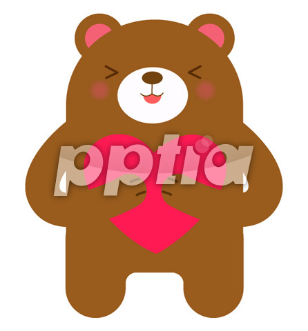 하트를안고있는곰 이미지 미리보기
