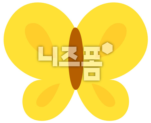 노란색나비 이미지 미리보기