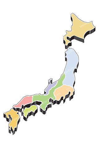 일본 지도 이미지 미리보기