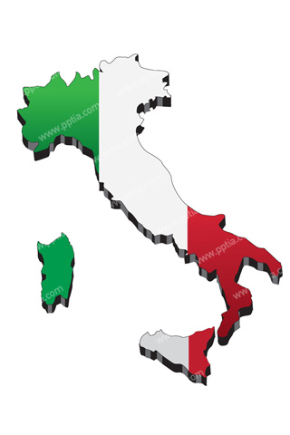 이탈리아 지도 이미지 미리보기