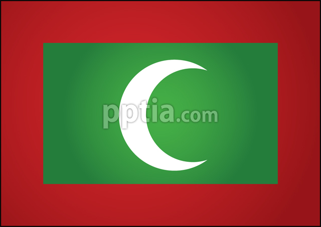 몰디브 국기 이미지 미리보기