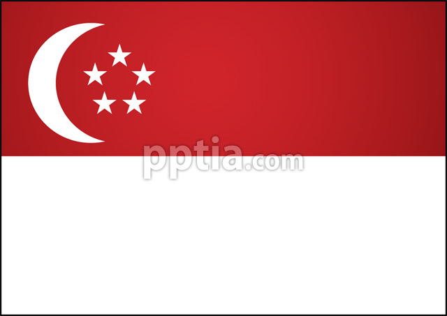 싱가포르 국기 이미지 미리보기