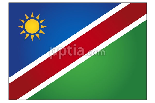 나미비아 국기 이미지 미리보기