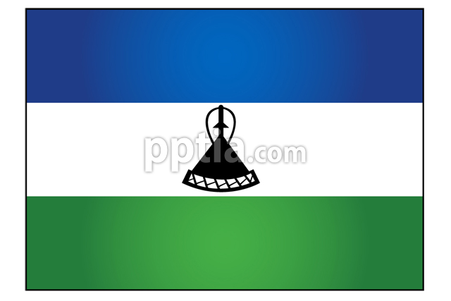 레소토 국기 이미지 미리보기