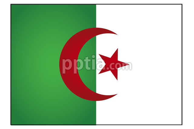 알제리 국기 이미지 미리보기