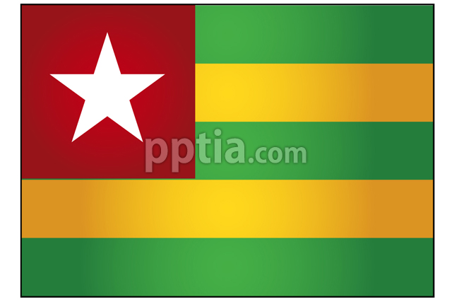 토고 국기 이미지 미리보기