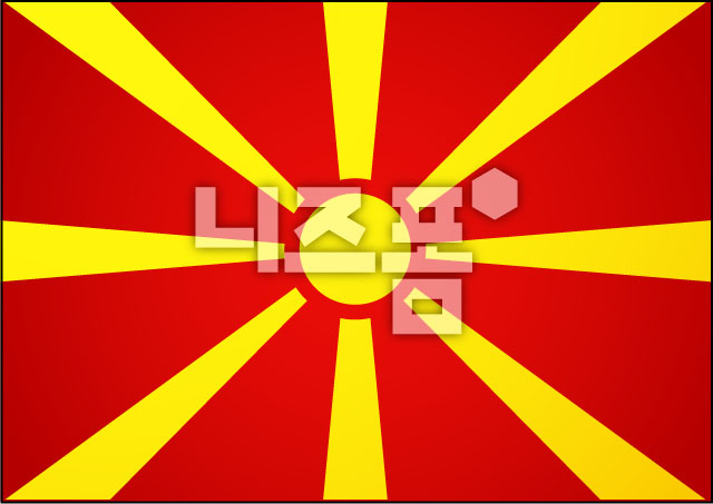 북마케도니아 국기 이미지 미리보기