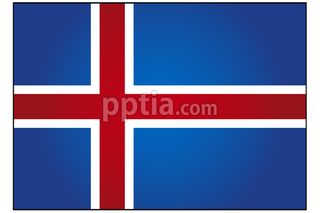 아이슬란드 국기 이미지 미리보기