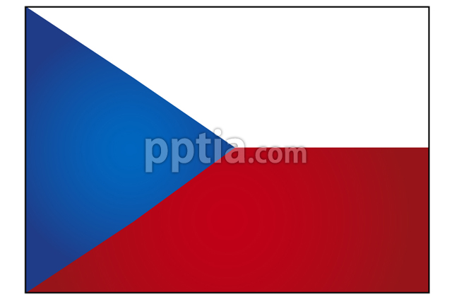 체코 국기 이미지 미리보기