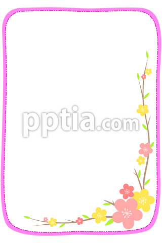 분홍색벚꽃글상자 이미지 미리보기