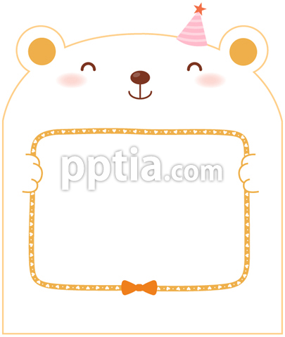 곰 글상자 이미지 미리보기