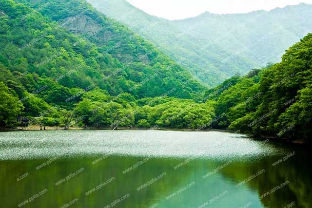 산과 저수지 이미지 미리보기