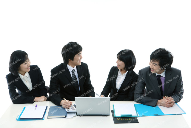 비즈니스맨과 비즈니스우먼 이미지 미리보기