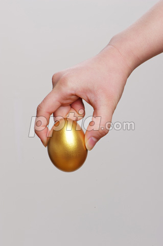 황금달걀 잡고 있는 손 이미지 미리보기