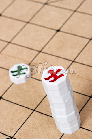 장기판 위에 장기알 이미지 미리보기