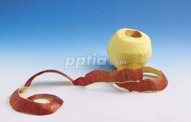 사과와 사과껍질 이미지 미리보기