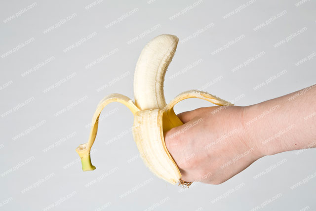 바나나와 손 이미지 미리보기
