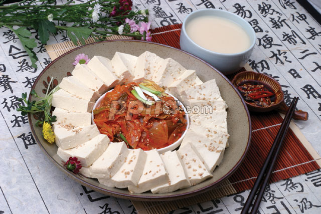 두부김치와 막걸리 이미지 미리보기