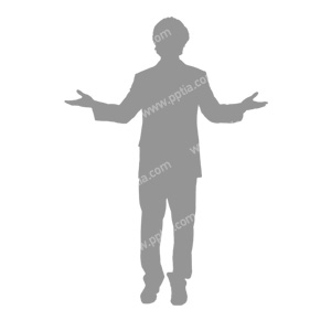 비즈니스맨 실루엣 이미지 미리보기