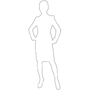 비즈니스걸 실루엣 이미지 미리보기