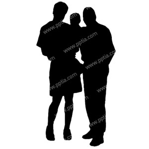 가족 실루엣 이미지 미리보기