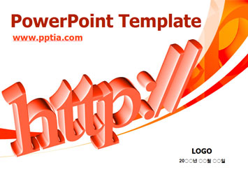 http글자 A PPT 템플릿 미리보기