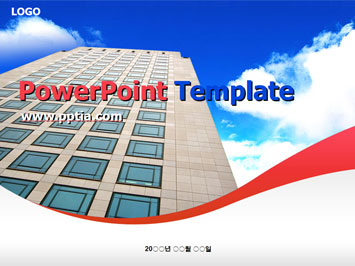 빌딩건물5 B PPT 템플릿 미리보기